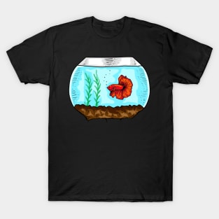 Betta Fish Aquarium Aquarist T-Shirt